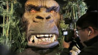 Mô hình King Kong tại bảo tàng Madame Tussauds, New York