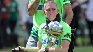 Follmann, con la copa