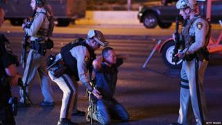 police in action
