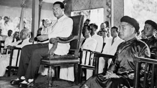 Hình chụp vua Bảo Đại (không rõ ngày) tại Hà Nội. Ông thoái vị tháng 8/1945 và sang sống ở Pháp từ năm 1955.