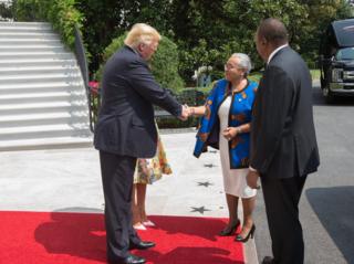 Kenyatta na Trump