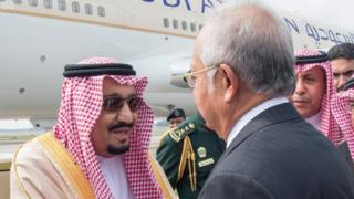 salman, arab saudi. malaysia