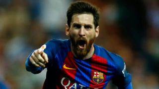 Messi celebra su gol