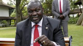 Rieck Machar yahoze yungirije umukuru w'igihugu muri Sudani yepfo.
