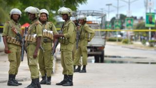 Abapolisi ba Tanzania ku kazi mu 2015