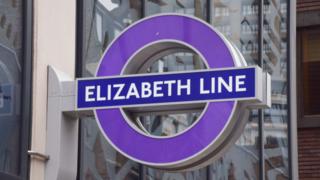 Elizabeth line sign