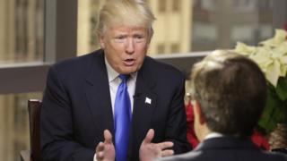 Ông Donald Trump trả lời phỏng vấn của Fox News ở Tháp Trump, New York