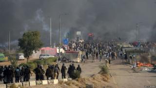 Protest in Islamabad