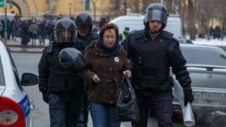 задержания в Петербурге