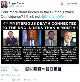 Seth Rich: How a young man's murder attracted conspiracy theories - BBC