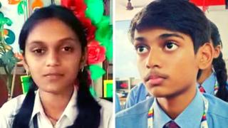 चंद्रयान 2 देखने वाले बच्चे
