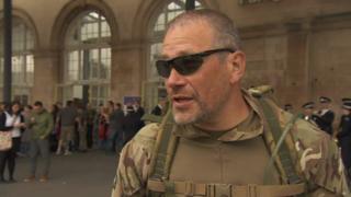 terry mitchell westminster finishes hull abbey walk helped trek drinks caption along energy tea said during had he been his