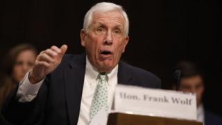 Frank Wolf na America