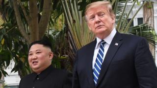 Kim Jong-un y Donald Trump