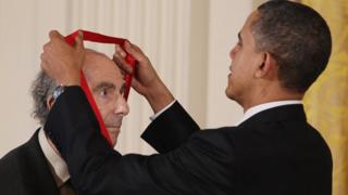 Obama and Philip Roth, March 2011
