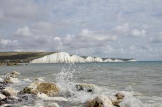 White cliffs by the sea