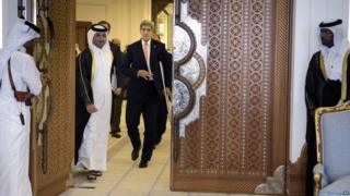 John Kerry in Doha