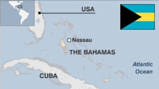 Map of Bahamas