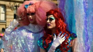 Pride festivalgoers