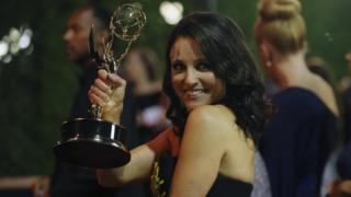Julia Louis-Dreyfus at the Emmy Awards in Los Angeles, California, 17 September