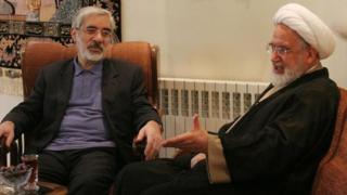 میرحسین موسوی و مهدی کروبی
