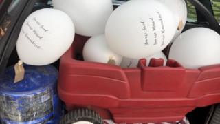 The balloons