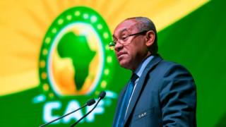 CAF president Ahmad Ahmad