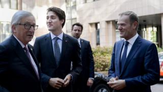 Justin Trudeau in Brussels