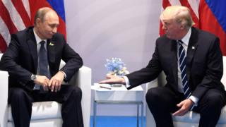 Vladimir Putin y Donald Trump