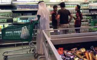 Supermercado de Doha, Qatar.