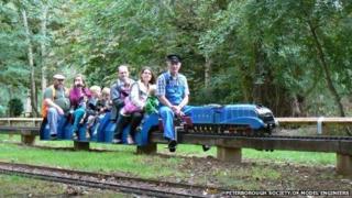 Miniature railway, Thorpe Hall, Peterborough