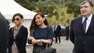 Mehriban Əliyeva, Arzu Əliyeva və Fazil Məmmədov