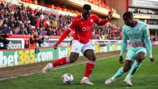 Dike looks to beat Guehi