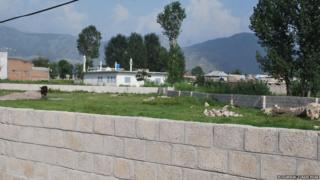 Military authorities threw up wall around the compound on Wednesday