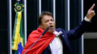 O deputado Wladimir Costa (SD-PA), em sessão na Câmara