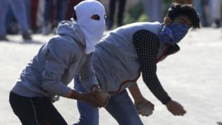 stone pelting