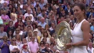 Muguruza yatsinze Venus William 7-5 na 6-0 mu mukino wabaye uyu munsi.
