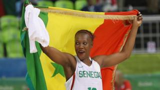 Astou Traore #10 of Senegal walks off the court after Senegal lost 95-88 to Serbia during the Womens Preliminary Round on Day 9 of the 2016 Rio Olympics on August 14, 2016 in Rio de Janeiro, Brazil.