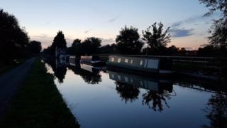 Boats on a canal
