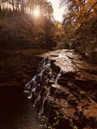 Falls of Clyde in New Lanark