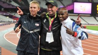 Alberto Saalaazaar, Mo Faaraah fi leenji'a biraa Galen Rupp waliin Olompika Landan 2012 irratti
