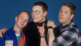 Bronski Beat's Jimmy Somerville, Larry Steinbachek and Steve Bronski