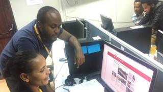 BBC journalists dey look di new website