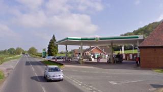BP garage at Corse