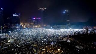 Dubban mutane ne suka bi sahun zanga-zangar dan nuna kin amincewa da matakin gwamnatin Romania