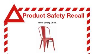 Recall notice from Fantastic Furniture