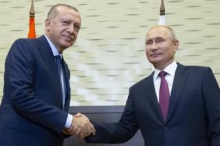 Cumhurbaşkanı Recep Tayyip Erdoğan ve Rusya Devlet Başkanı Vladimir Putin