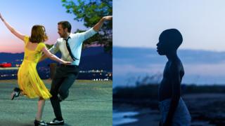 Fotogramas de La La Land y Moonlight