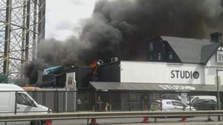 Fire at a nightclub n Greenwich