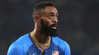 Mwanariadha wa mbio za mitaa 100 wa Marekani Tyson Gay